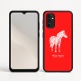 כיסוי בעיצוב אישי עם השם שלך לדגם - Motorola Moto G05 4G בעיצוב זברה