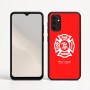 כיסוי בעיצוב אישי עם השם שלך לדגם - Motorola Moto G05 4G בעיצוב כבאי - תגית