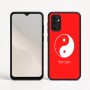 כיסוי בעיצוב אישי עם השם שלך לדגם - Motorola Moto G05 4G בעיצוב סמל יינג יאנג