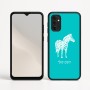 כיסוי בעיצוב אישי עם השם שלך לדגם - Motorola Moto G05 4G בעיצוב זברה