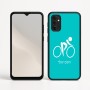 כיסוי בעיצוב אישי עם השם שלך לדגם - Motorola Moto G05 4G בעיצוב אופניים אולימפיים