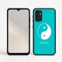 כיסוי בעיצוב אישי עם השם שלך לדגם - Motorola Moto G05 4G בעיצוב סמל יינג יאנג