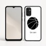 כיסוי בעיצוב אישי עם השם שלך לדגם - Motorola Moto G05 4G בעיצוב כדורסל