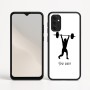 כיסוי בעיצוב אישי עם השם שלך לדגם - Motorola Moto G05 4G בעיצוב הרמת משקולות
