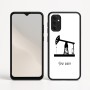 כיסוי בעיצוב אישי עם השם שלך לדגם - Motorola Moto G05 4G בעיצוב באר נפט