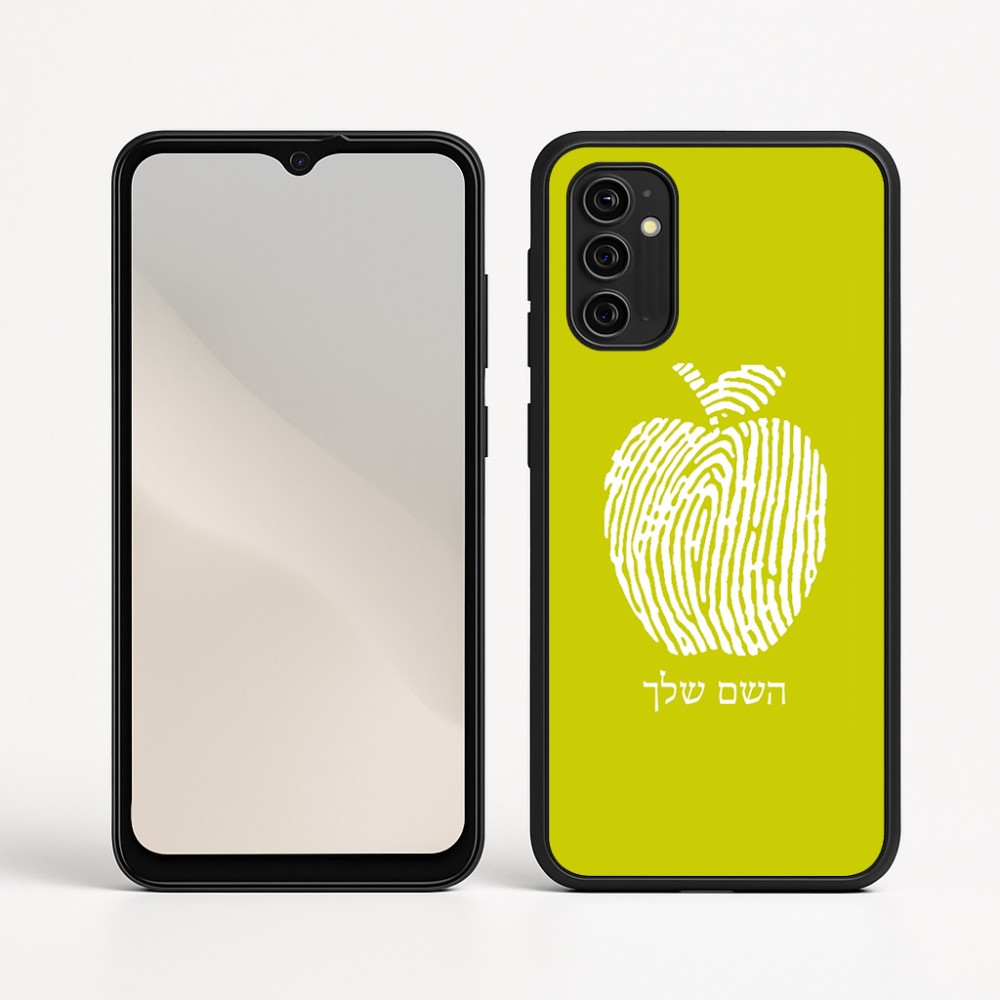 כיסוי בעיצוב אישי עם השם שלך לדגם - Motorola Moto G05 4G בעיצוב הדפס תפוח