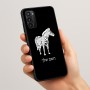 כיסוי בעיצוב אישי עם השם שלך לדגם - Motorola Moto G05 4G בעיצוב זברה