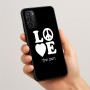 כיסוי בעיצוב אישי עם השם שלך לדגם - Motorola Moto G05 4G בעיצוב אהבה