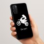 כיסוי בעיצוב אישי עם השם שלך לדגם - Motorola Moto G05 4G בעיצוב מוטוקרוס