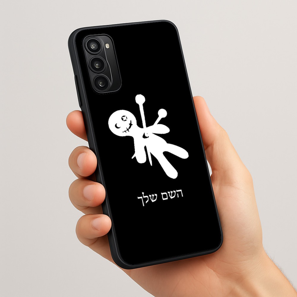כיסוי בעיצוב אישי עם השם שלך לדגם - Motorola Moto G05 4G בעיצוב וודו