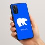 כיסוי בעיצוב אישי עם השם שלך לדגם - Motorola Moto G05 4G בעיצוב דוב