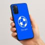 כיסוי בעיצוב אישי עם השם שלך לדגם - Motorola Moto G05 4G בעיצוב כדורגל כדור כדורגל