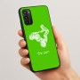 כיסוי בעיצוב אישי עם השם שלך לדגם - Motorola Moto G05 4G בעיצוב רוכב טרקטורונים