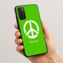 כיסוי בעיצוב אישי עם השם שלך לדגם - Motorola Moto G05 4G בעיצוב סמל השלום