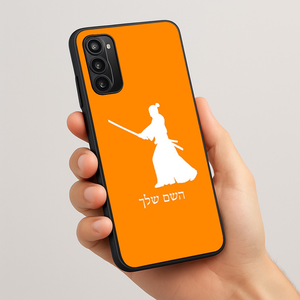 כיסוי בעיצוב אישי עם השם שלך לדגם - Motorola Moto G05 4G בעיצוב סמוראי