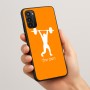 כיסוי בעיצוב אישי עם השם שלך לדגם - Motorola Moto G05 4G בעיצוב הרמת משקולות