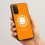 כיסוי בעיצוב אישי עם השם שלך לדגם - Motorola Moto G05 4G בעיצוב שמש