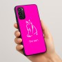 כיסוי בעיצוב אישי עם השם שלך לדגם - Motorola Moto G05 4G בעיצוב חתול