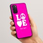 כיסוי בעיצוב אישי עם השם שלך לדגם - Motorola Moto G05 4G בעיצוב אהבה