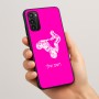 כיסוי בעיצוב אישי עם השם שלך לדגם - Motorola Moto G05 4G בעיצוב רוכב טרקטורונים