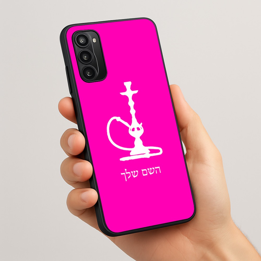 כיסוי בעיצוב אישי עם השם שלך לדגם - Motorola Moto G05 4G בעיצוב נרגילה