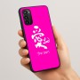כיסוי בעיצוב אישי עם השם שלך לדגם - Motorola Moto G05 4G בעיצוב אהבה באותיות יפניות