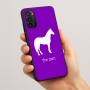 כיסוי בעיצוב אישי עם השם שלך לדגם - Motorola Moto G05 4G בעיצוב סוס