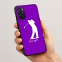 כיסוי בעיצוב אישי עם השם שלך לדגם - Motorola Moto G05 4G בעיצוב שחקן גולף