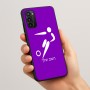 כיסוי בעיצוב אישי עם השם שלך לדגם - Motorola Moto G05 4G בעיצוב כדורגל אולימפי