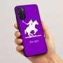 כיסוי בעיצוב אישי עם השם שלך לדגם - Motorola Moto G05 4G בעיצוב שחקן פולו - סוס