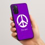 כיסוי בעיצוב אישי עם השם שלך לדגם - Motorola Moto G05 4G בעיצוב סמל השלום