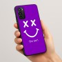 כיסוי בעיצוב אישי עם השם שלך לדגם - Motorola Moto G05 4G בעיצוב סמיילי