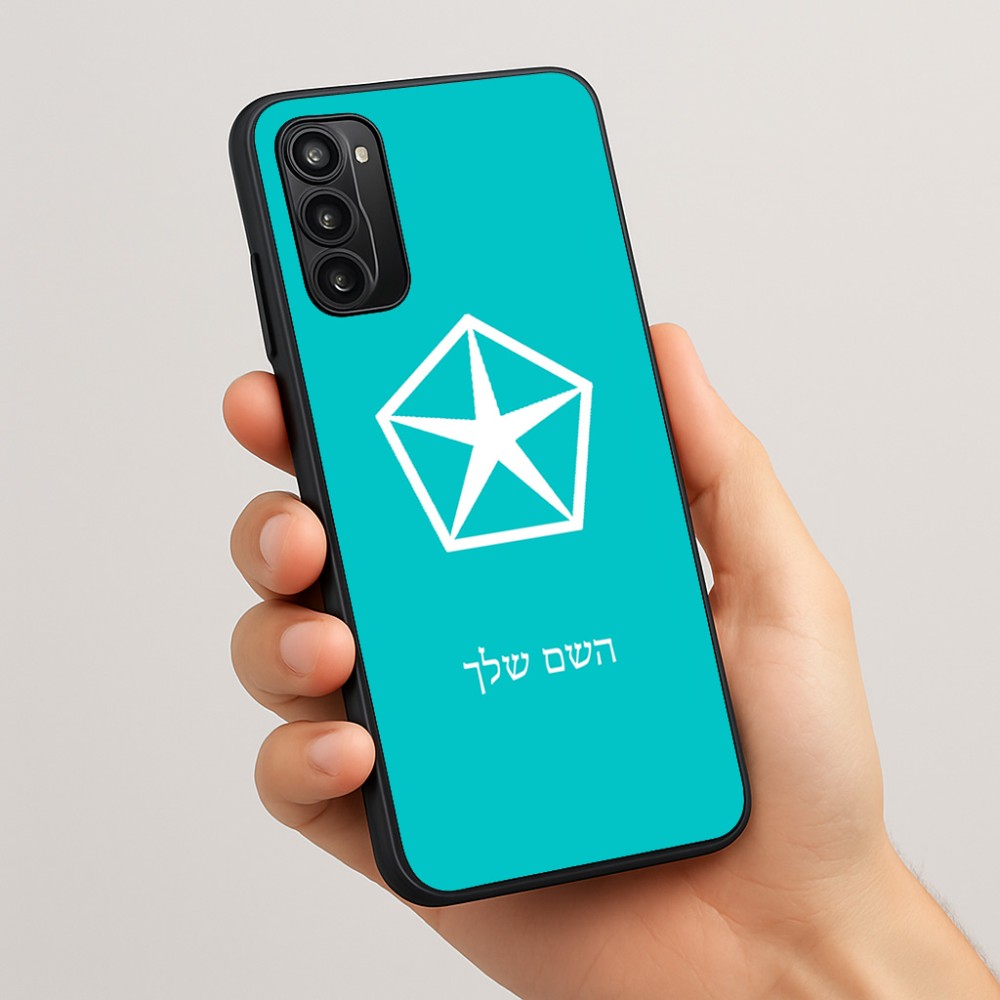 כיסוי בעיצוב אישי עם השם שלך לדגם - Motorola Moto G05 4G בעיצוב קרייזלר