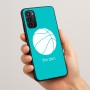 כיסוי בעיצוב אישי עם השם שלך לדגם - Motorola Moto G05 4G בעיצוב כדורסל