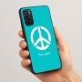 כיסוי בעיצוב אישי עם השם שלך לדגם - Motorola Moto G05 4G בעיצוב סמל השלום