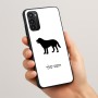 כיסוי בעיצוב אישי עם השם שלך לדגם - Motorola Moto G05 4G בעיצוב כלב