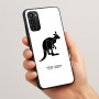 כיסוי בעיצוב אישי עם השם שלך לדגם - Motorola Moto G05 4G בעיצוב קנגורו