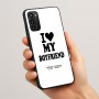 כיסוי בעיצוב אישי עם השם שלך לדגם - Motorola Moto G05 4G בעיצוב אוהבת את החבר שלי