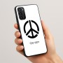 כיסוי בעיצוב אישי עם השם שלך לדגם - Motorola Moto G05 4G בעיצוב סמל השלום