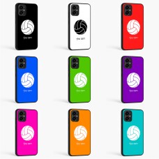 כיסוי בעיצוב אישי עם השם שלך לדגם - Motorola Moto G34 5G בעיצוב כדור כדורעף