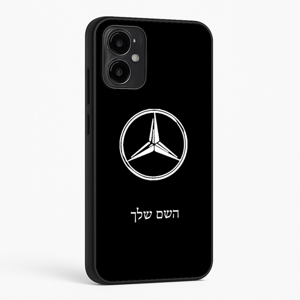 כיסוי בעיצוב אישי עם השם שלך לדגם - Motorola Moto G34 5G בעיצוב מרצדס-בנץ