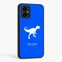 כיסוי בעיצוב אישי עם השם שלך לדגם - Motorola Moto G34 5G בעיצוב דינוזאור
