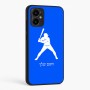 כיסוי בעיצוב אישי עם השם שלך לדגם - Motorola Moto G34 5G בעיצוב שחקן בייסבול