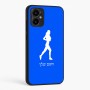 כיסוי בעיצוב אישי עם השם שלך לדגם - Motorola Moto G34 5G בעיצוב רץ רץ אישה