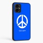 כיסוי בעיצוב אישי עם השם שלך לדגם - Motorola Moto G34 5G בעיצוב סמל השלום