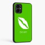 כיסוי בעיצוב אישי עם השם שלך לדגם - Motorola Moto G34 5G בעיצוב שפתיים - נשיקה