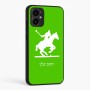 כיסוי בעיצוב אישי עם השם שלך לדגם - Motorola Moto G34 5G בעיצוב שחקן פולו - סוס