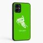 כיסוי בעיצוב אישי עם השם שלך לדגם - Motorola Moto G34 5G בעיצוב אופנוע שלג