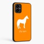 כיסוי בעיצוב אישי עם השם שלך לדגם - Motorola Moto G34 5G בעיצוב סוס