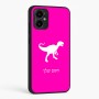 כיסוי בעיצוב אישי עם השם שלך לדגם - Motorola Moto G34 5G בעיצוב דינוזאור